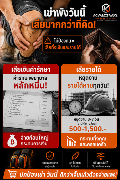Knova Gear สนับเข่ากันกระแทก