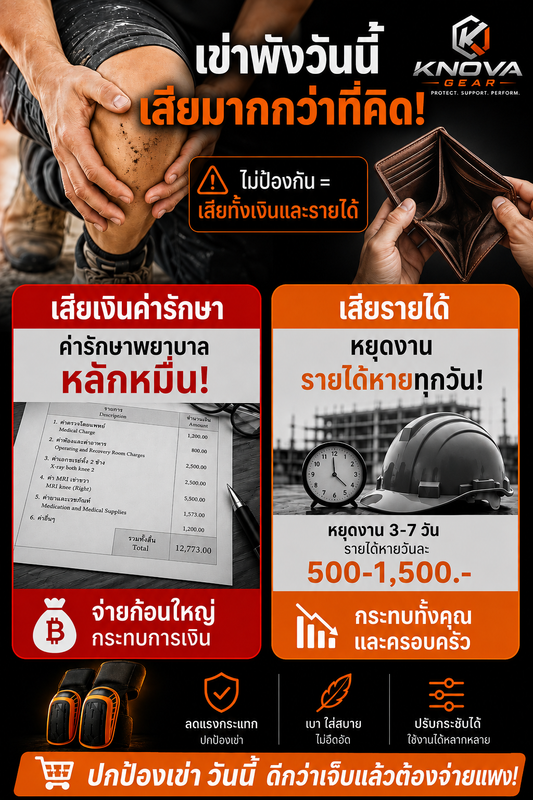 Knova Gear สนับเข่ากันกระแทก